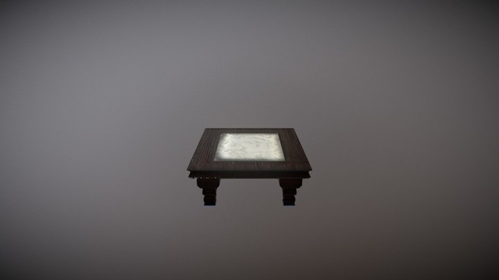 Japanese Kotatsu Table 3D Model