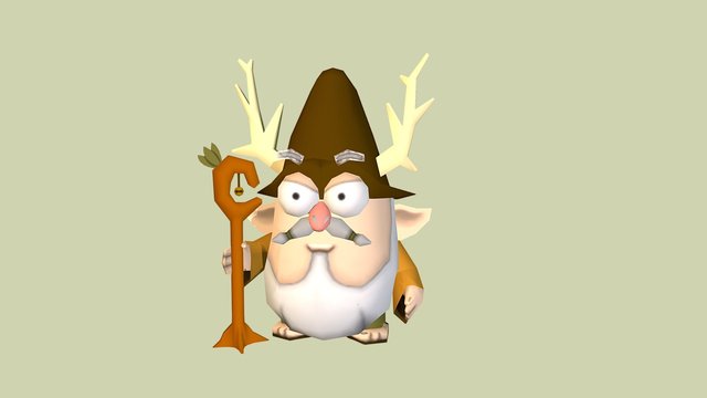 Furious Low Poly Character 3D Model