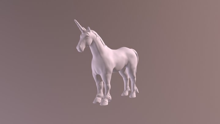 Chloe Aragon Unicorn 3D Model