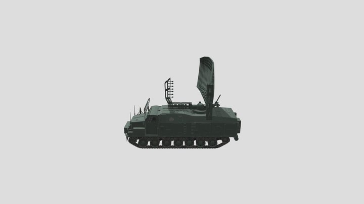 P-40 1S12 Radar 3D Model
