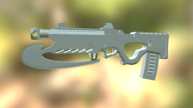 Wip Weapon 3D Model