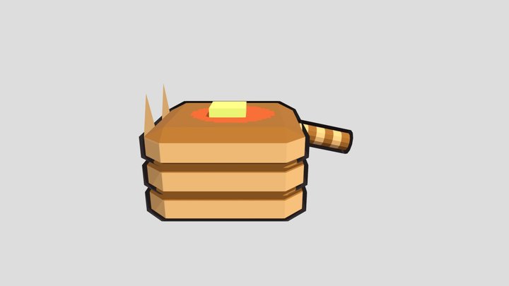 Pusheen pancake – Free 3D Model STL