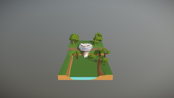 Habitaculo Elevado Preuba 3 3D Model