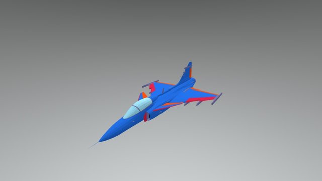 3D Model JAS 39 Gripen Splinter Camo - TurboSquid 2081344