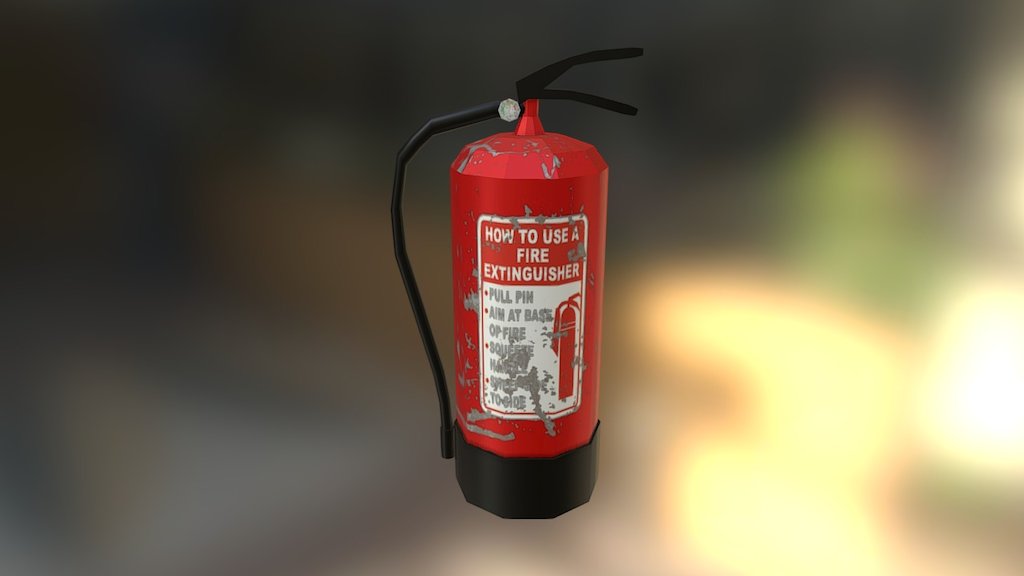 Damaged Extinguisher - Download Free 3D model by Escoly [7841695 ...