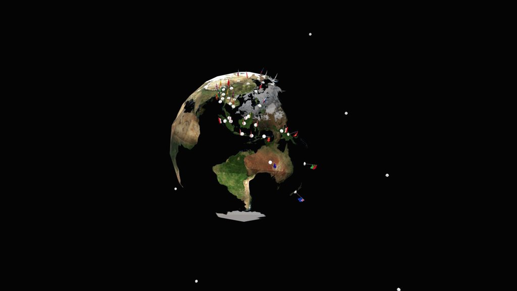 Peta Dunia (Globe 3D)