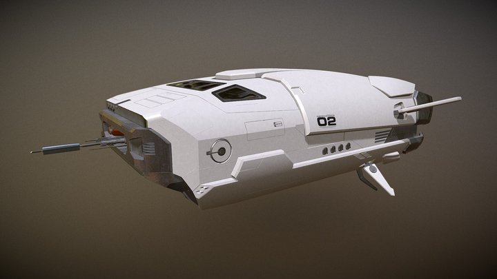 Transport shuttle 3D Model