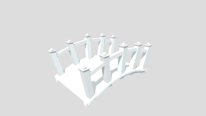 Low Poly - Bridge 3D Model