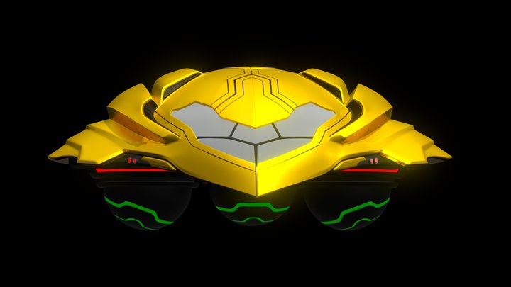 Metroid - Samus Aran's Gunship 3D Model