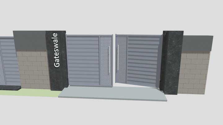 Latest Trending Gate Designs for Your Home 3D Model