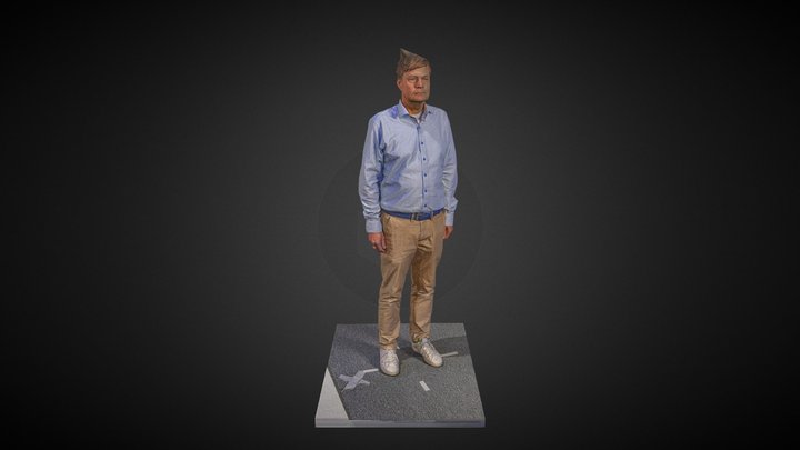 Peter_staende_BW 3D Model