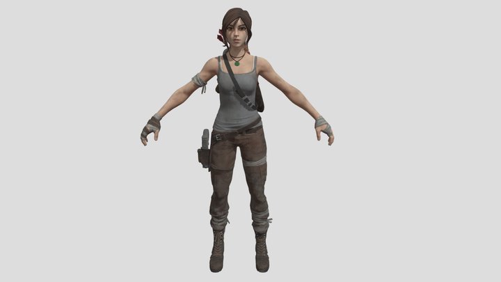Fortnite: Lara Croft 3D Model