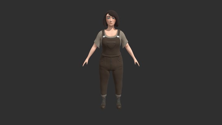 Full Character - Textured 3D Model