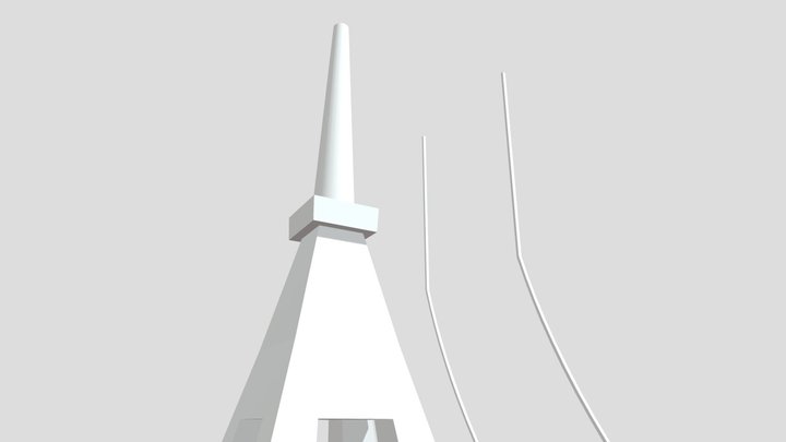 Olyginal Tokyo Tower 3D Model