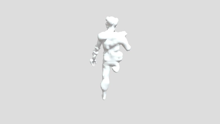 Zombie (Without Texture) 3D Model