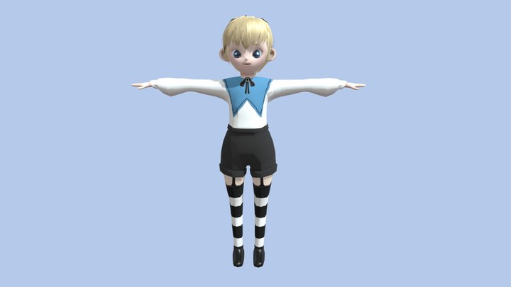 Oscar the Little Prince 3D Model
