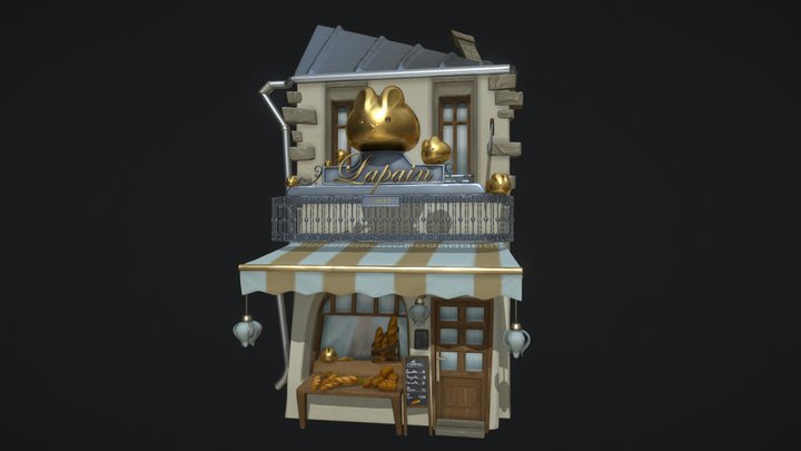 Bunny Bakery 3D Model