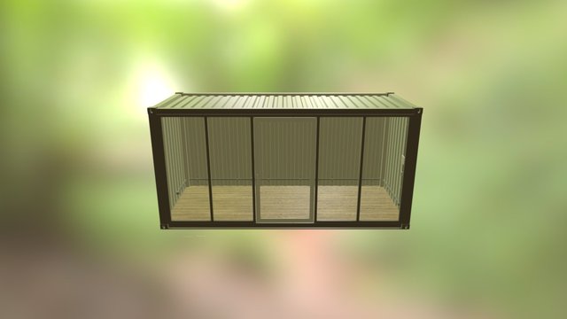 Container 3d Rotacionar2 3D Model
