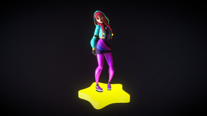 Willow - OC with pose 3D Model