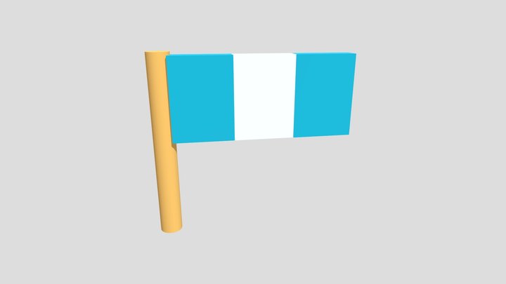 Bandera Nacional - Efraín Pérez 3D Model