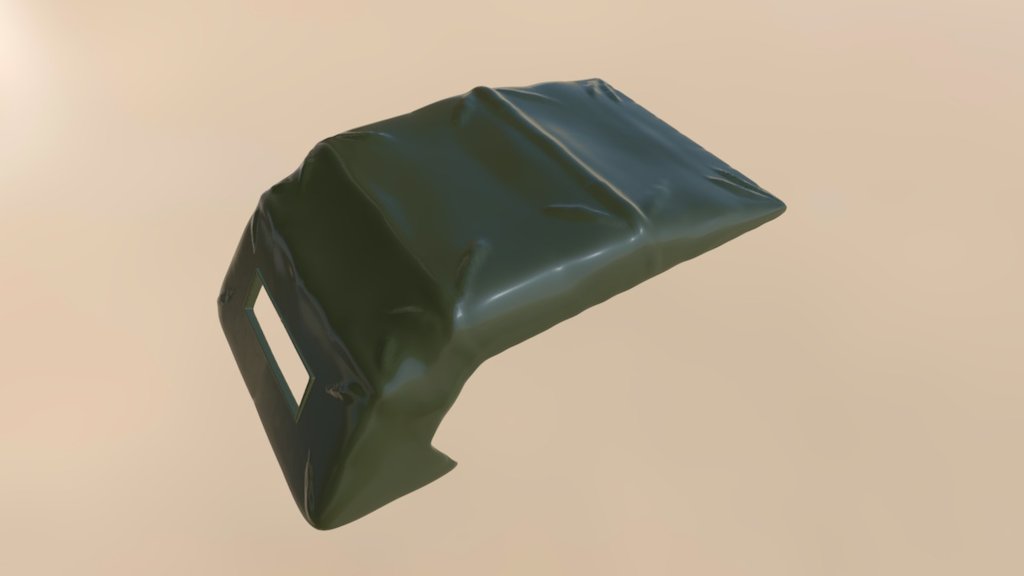 Dodge WC 57 roof for 1:35 scale model