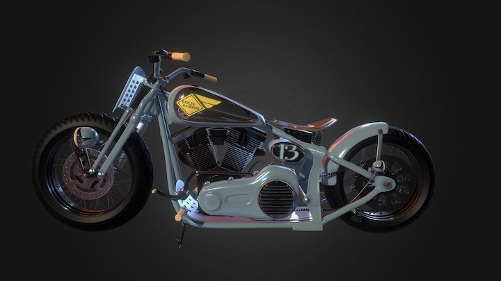 harley davidson  Strike True II 3D Model