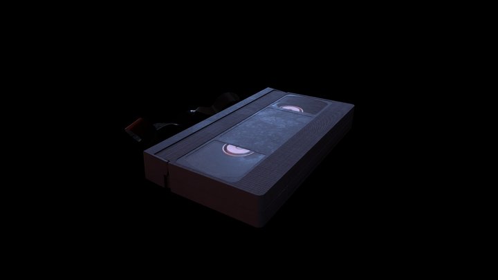 VHS Tape 3D Model