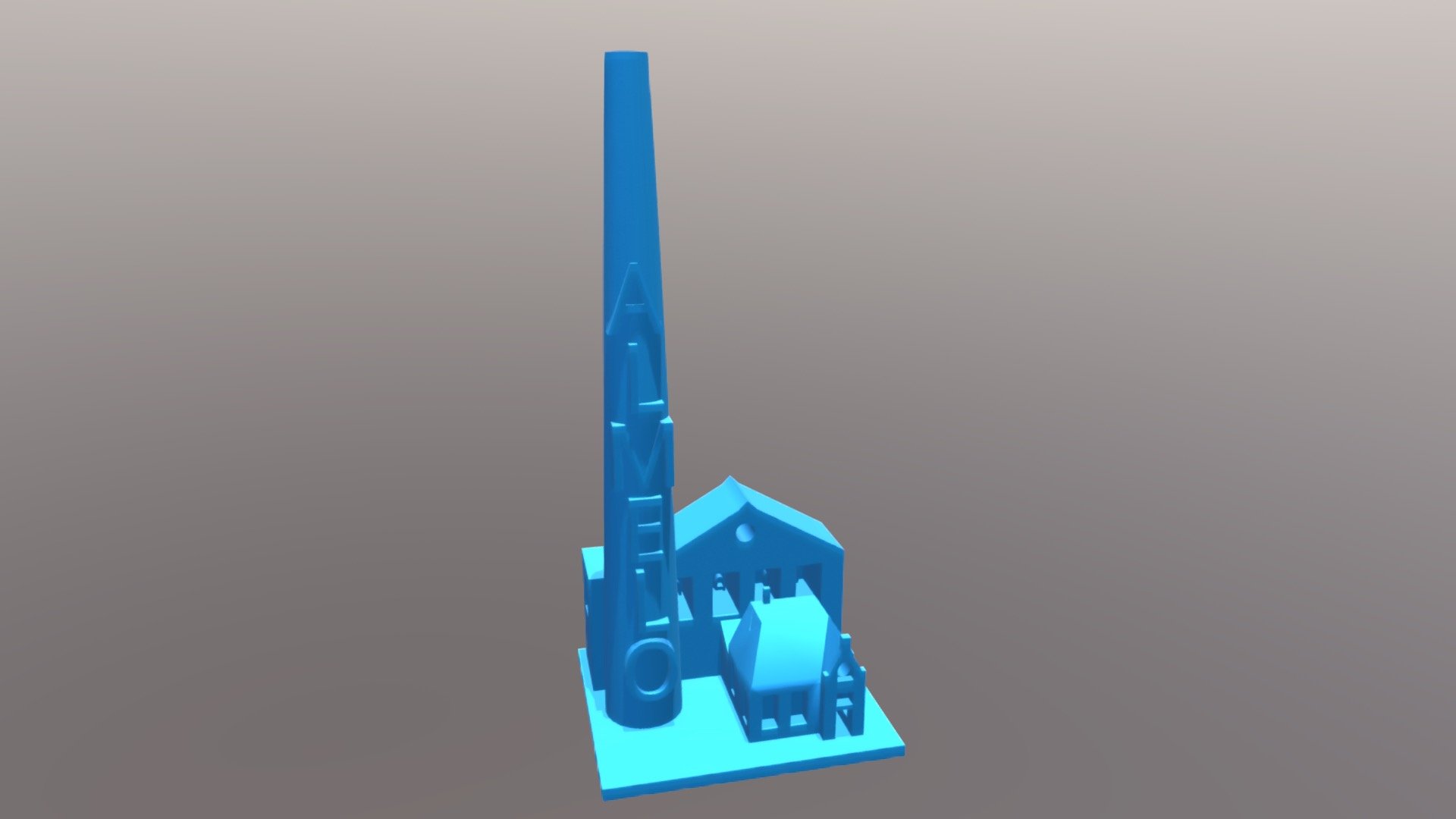 Van Heek Scholco Chimney Almelo 1938 — Sketchfab embed 3D viewer