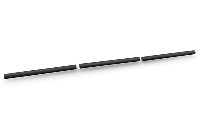 Gerichtsstab (zerbrochen) 3D Model