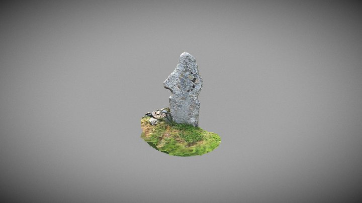 Stone Cross at St. Colmcille's Abbey, Donegal – Free 3D Model STL