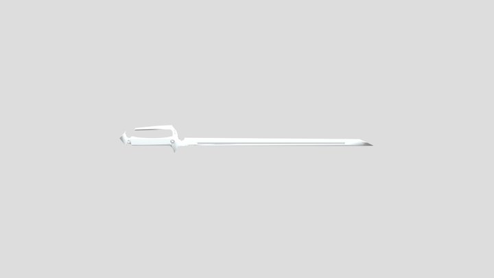 Sci-Fi Longsword Design 3D Model