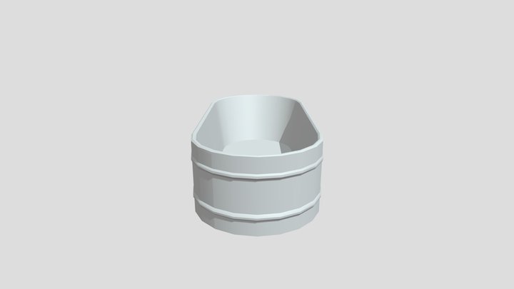 Horse Trough 3D Model