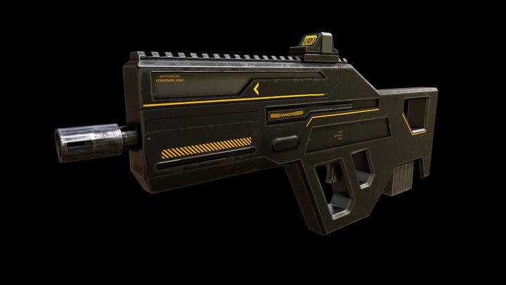 C5-P Submachine Gun – Free 3D Model STL