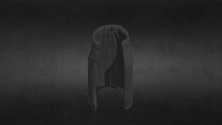 Metro Cop Cloak 3D Model