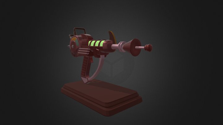 Курсовая: Ray Gun 3D Model