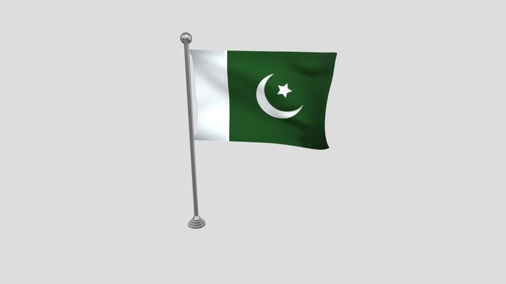 A Flag of Pakistan – Free 3D Model STL