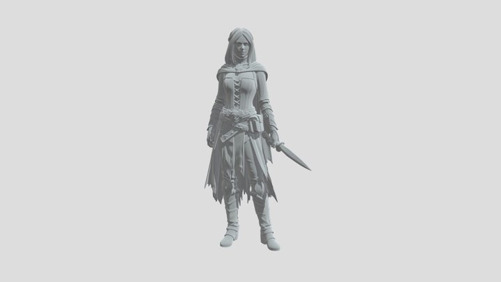 Serana Volkihar 3D Model