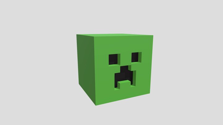Minecraft Logo 3D Model
