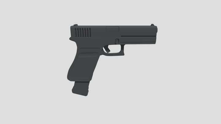 Глок Детализация 3D Model