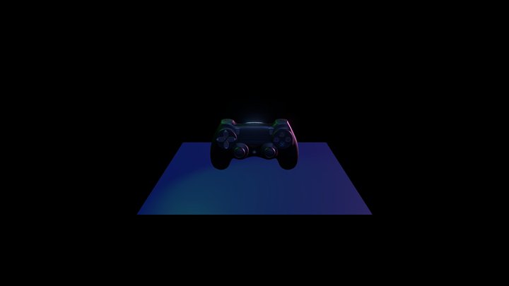 Dual Shock 4 3D Model