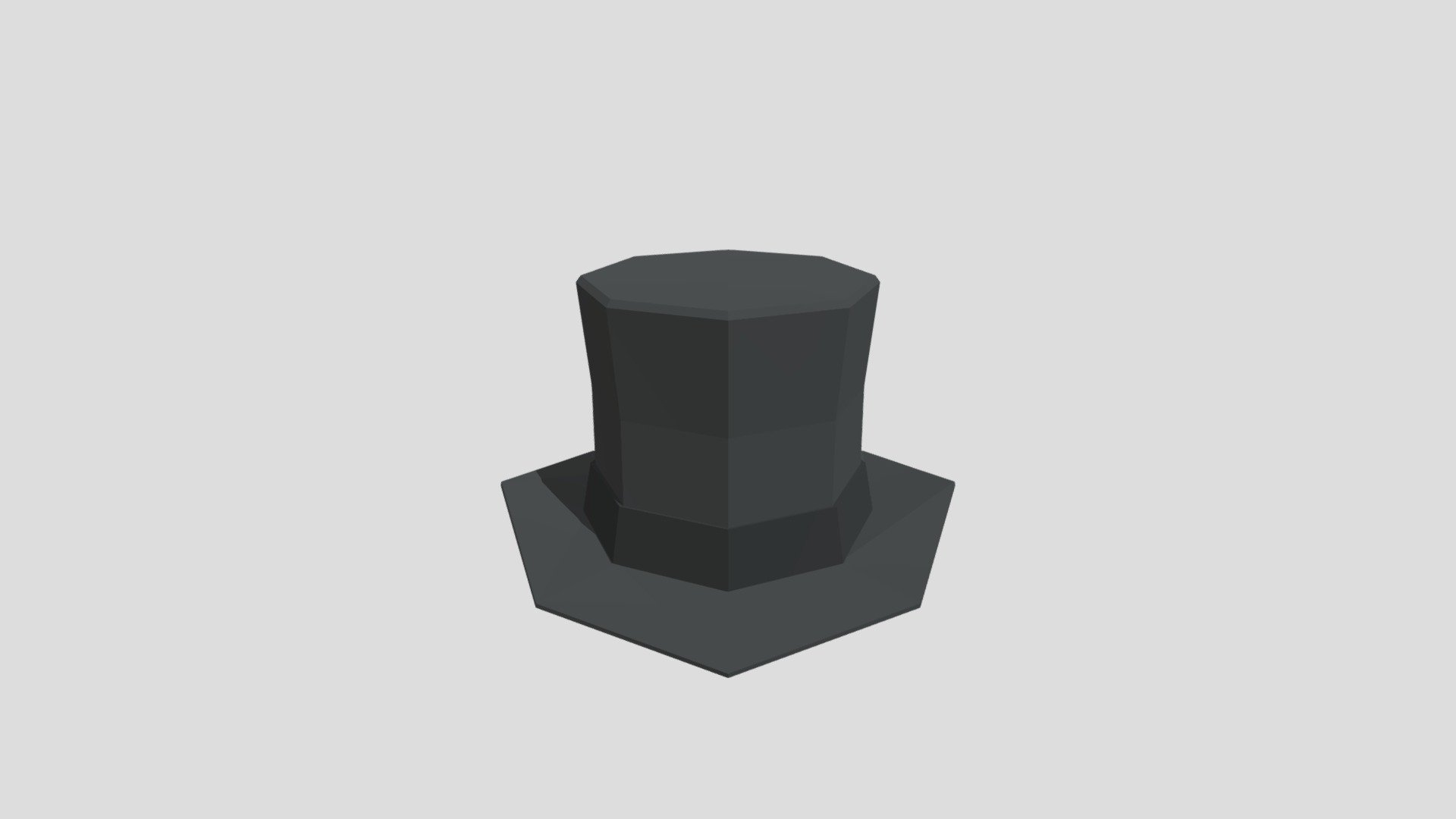 Top hat from Poly by Google