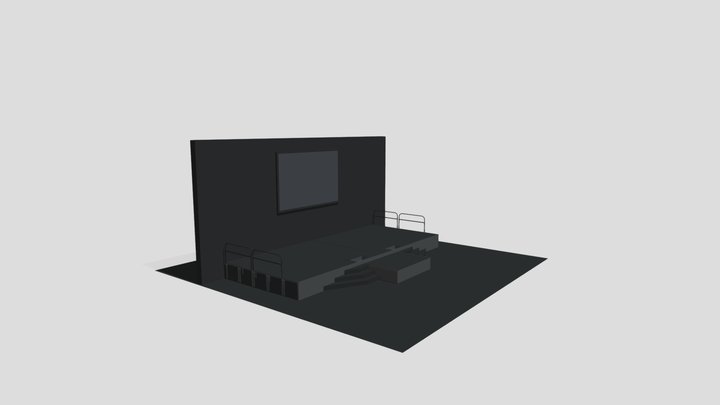 All Nations Stage Tamplate 3D Model