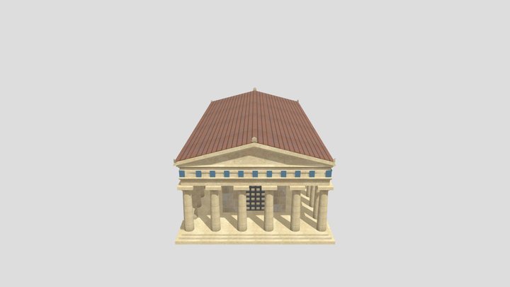 Hera Tempio Extra Urbano 3D Model