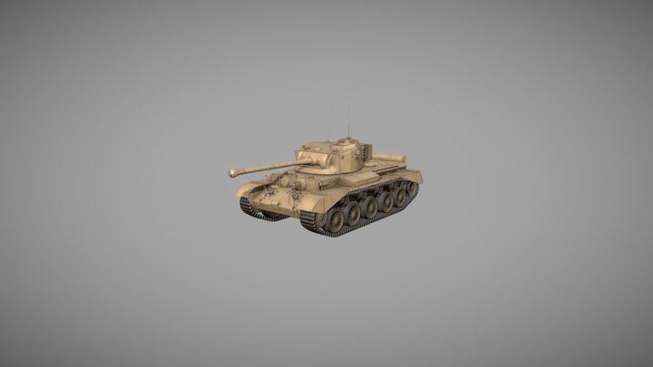 Tank Comet 3D Model