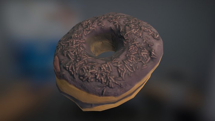 Free Photogrammetry Donut 3D Model
