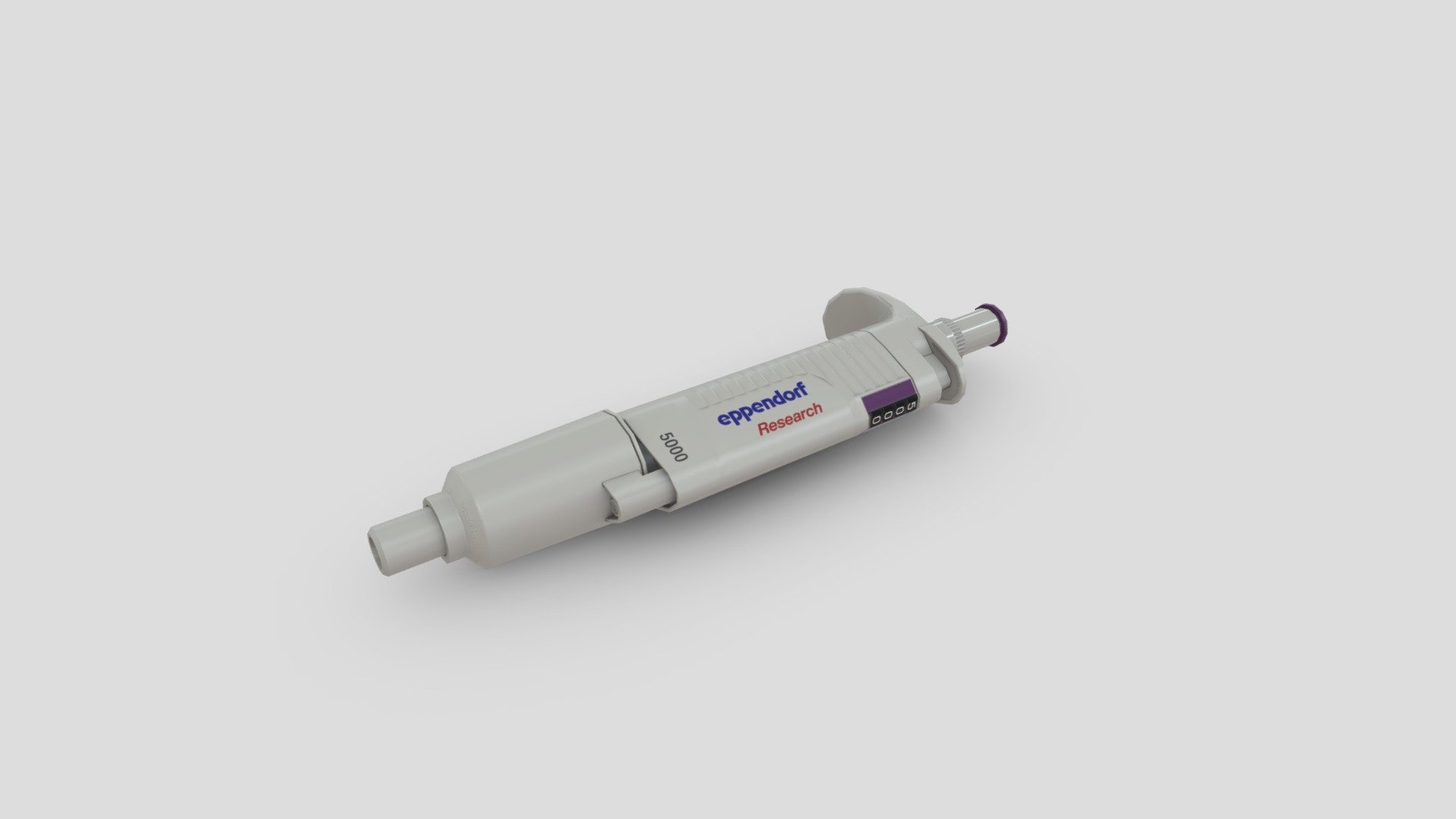 Eppendorf Pipette 500 5000µl Buy Royalty Free 3D model by Alvin