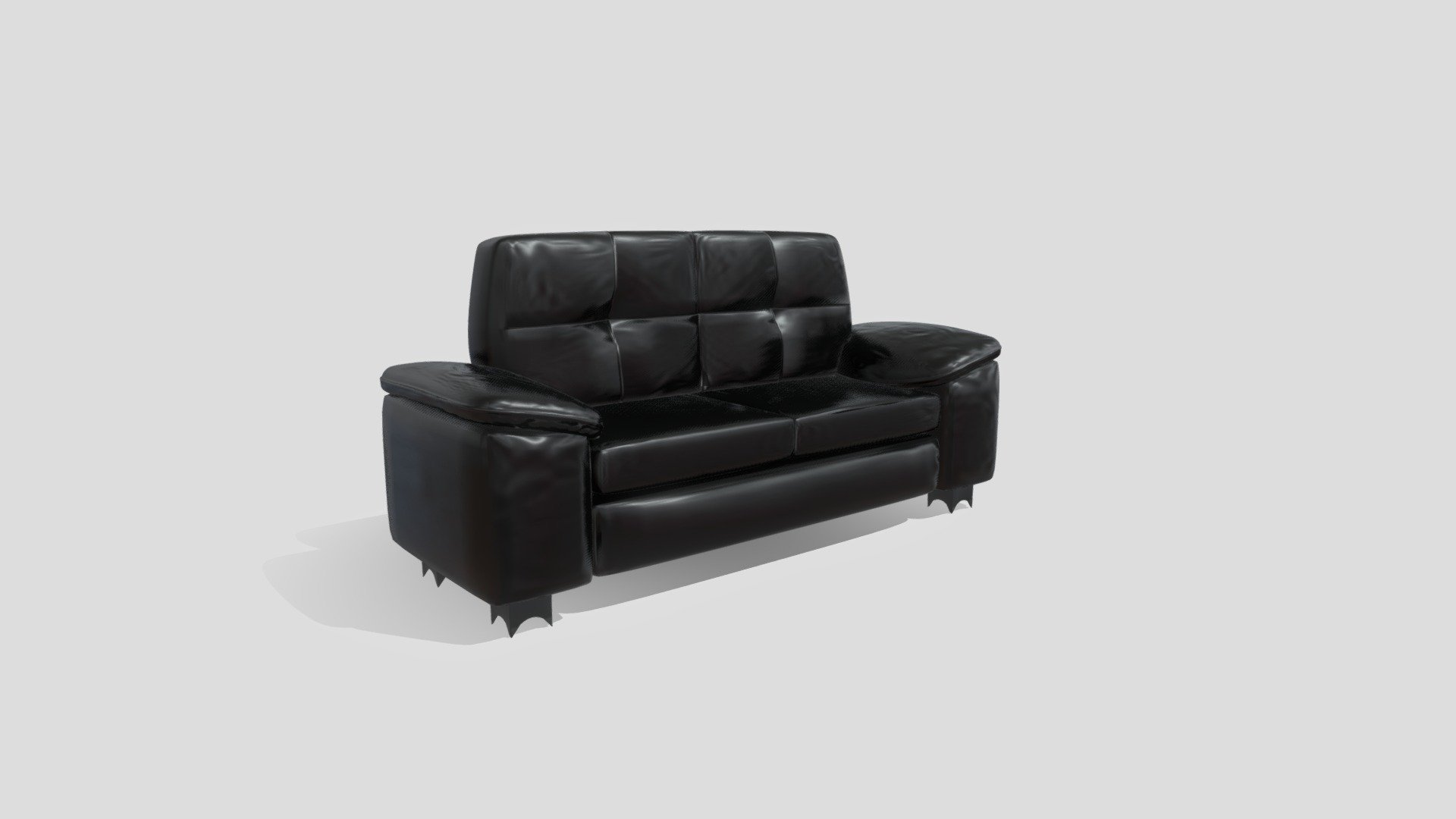 Leather Sofa Black (free download)