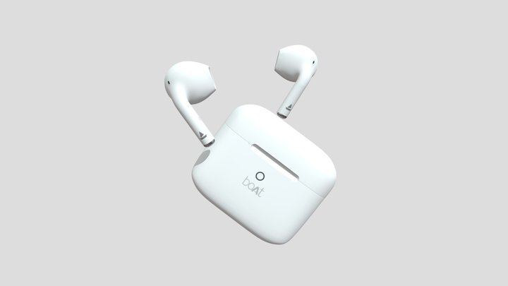 Boat earbuds 3D Model