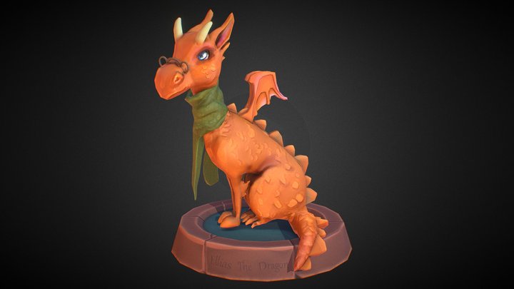 Ellias, The Dragon Teacher. 3D Model