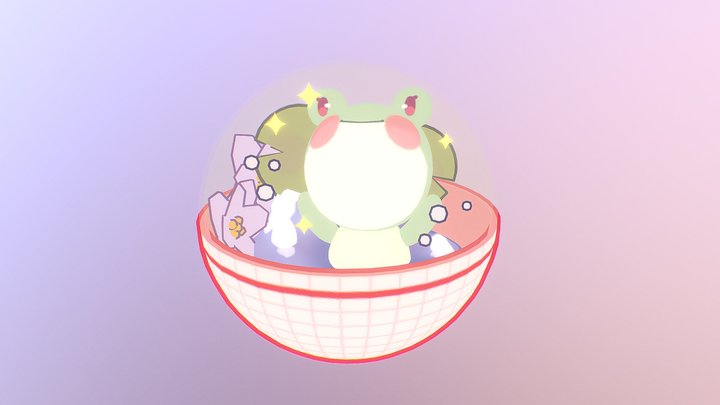 Lily Gashapon 3D Model